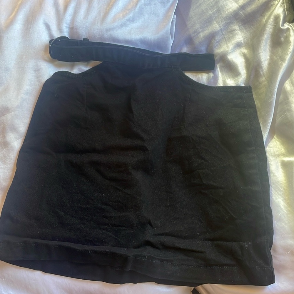 black denim weworewhat skirt size xs